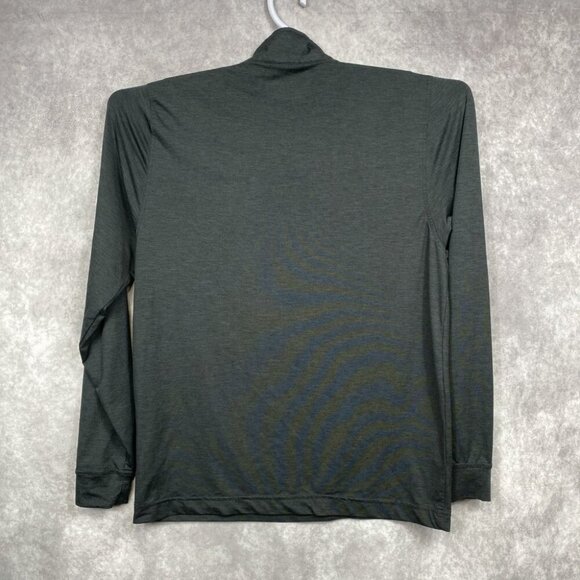 Vansport 1/4 Zip Shirt Mens Small Dark Gray Long Sleeve Belmont Stakes 2020 - Picture 2 of 8